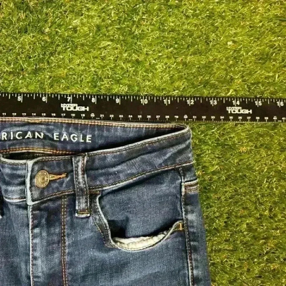 American Eagle Super High-rise Jegging Next Level Stretch Womens Sz 2 - Picture 10 of 10